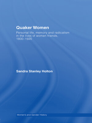 cover image of Quaker Women
